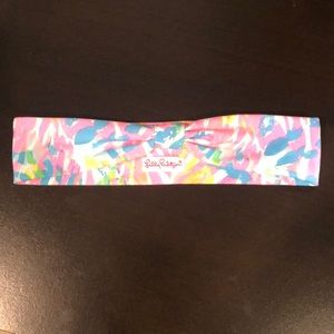 Lilly Pulitzer stretchy headband with knot